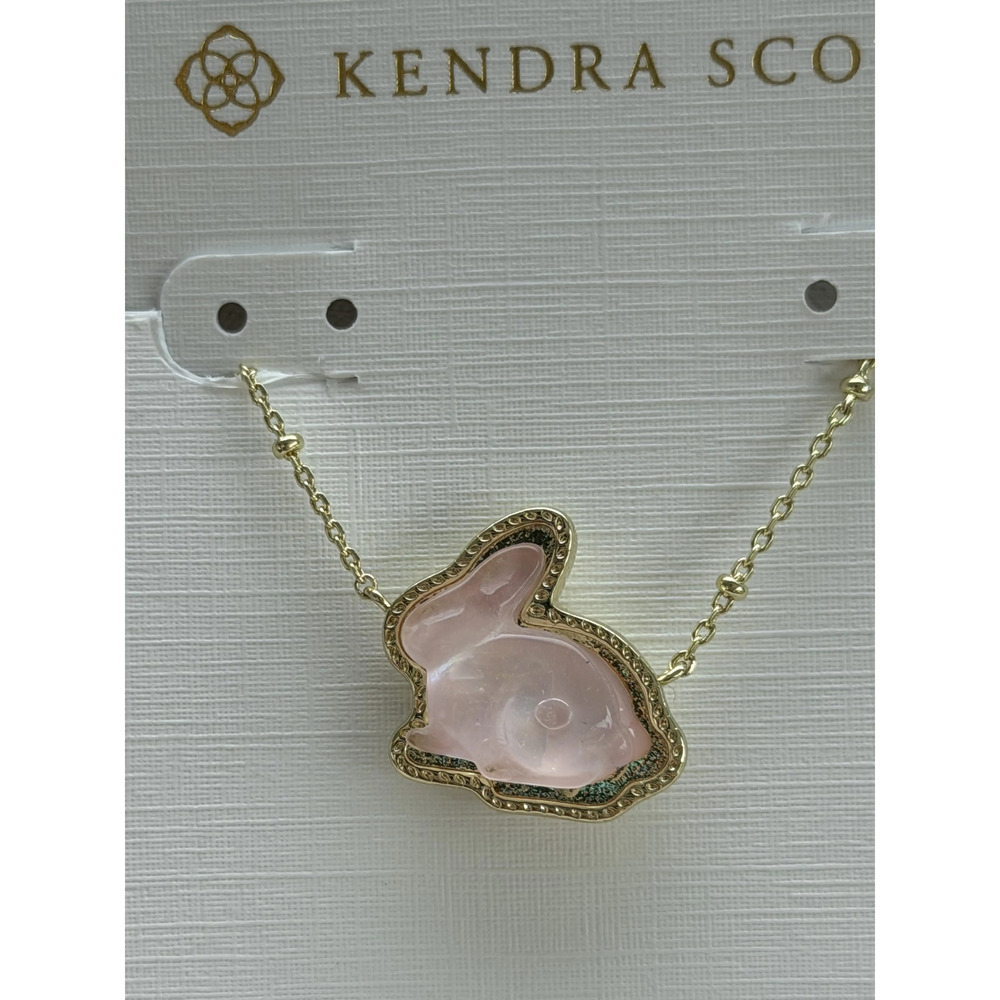 Kendra Scott Pink Pendant Necklace - Picture 2 of 3